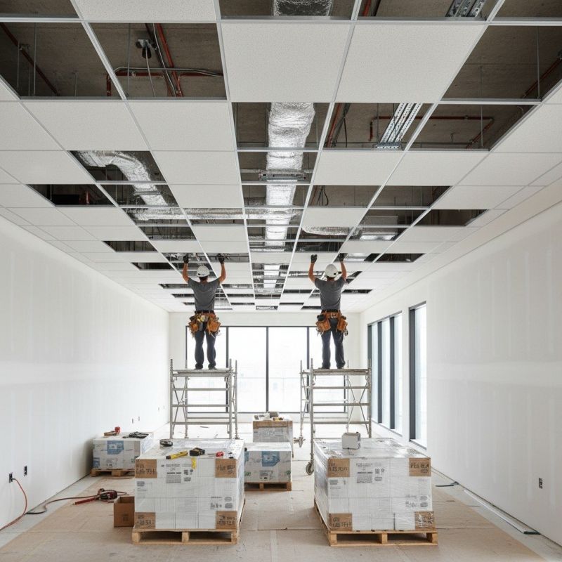 Office Ceiling Installation detail