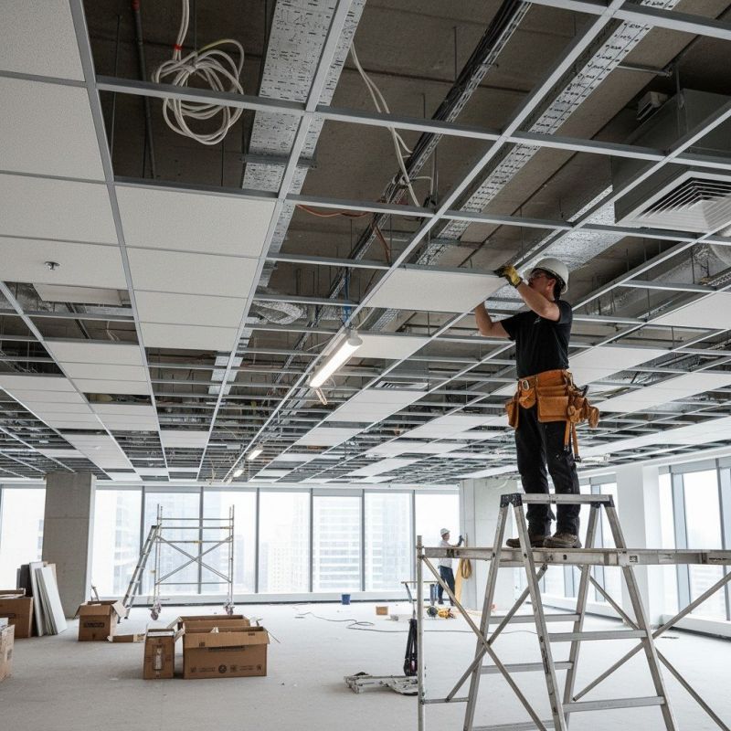 Office Ceiling Installation detail