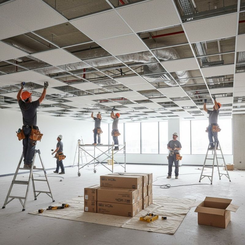 Office Ceiling Installation detail
